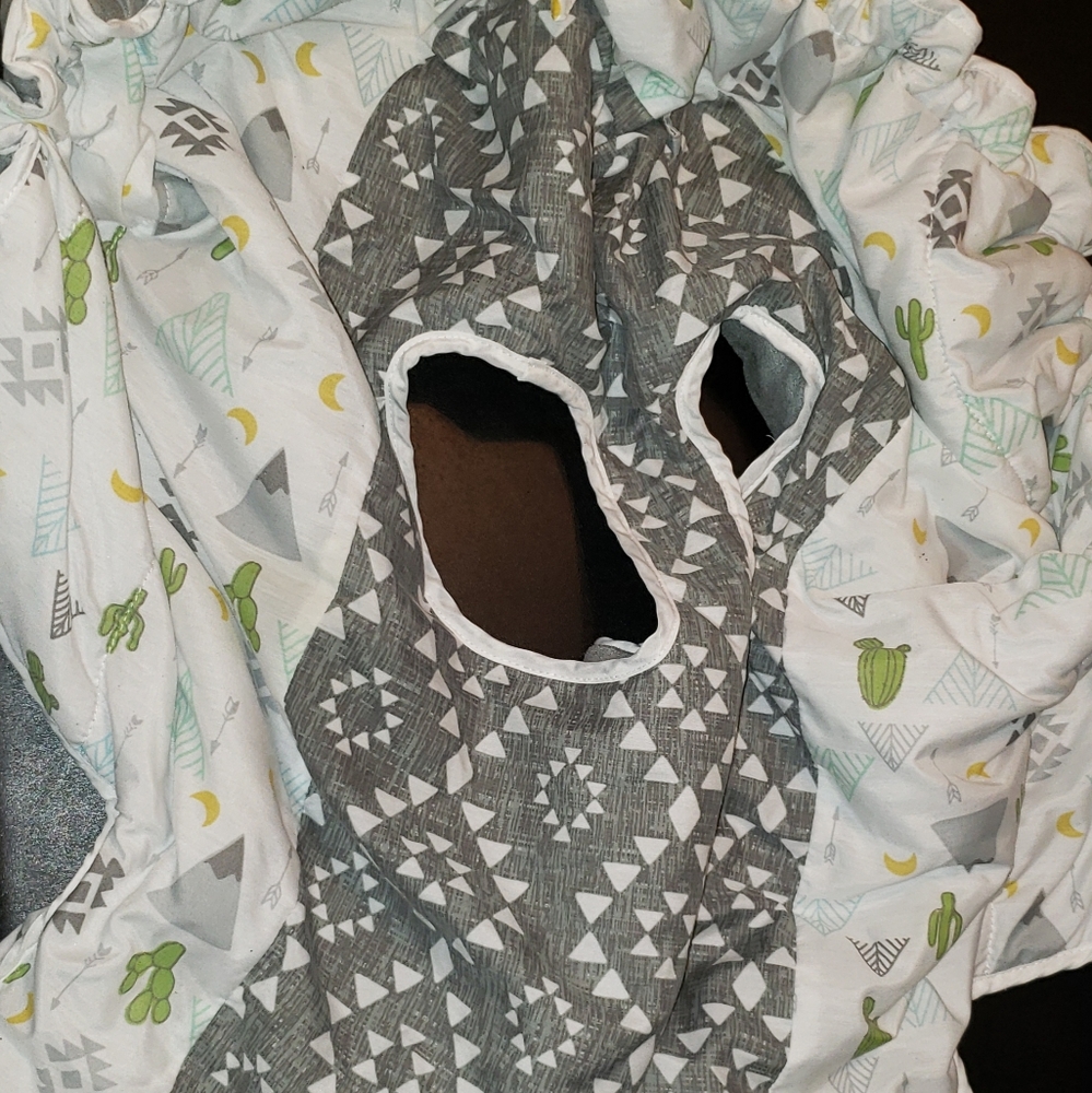 Shopping cart seat cover